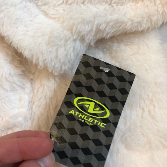 White Fuzzy Sweatshirt - Picture 5 of 5